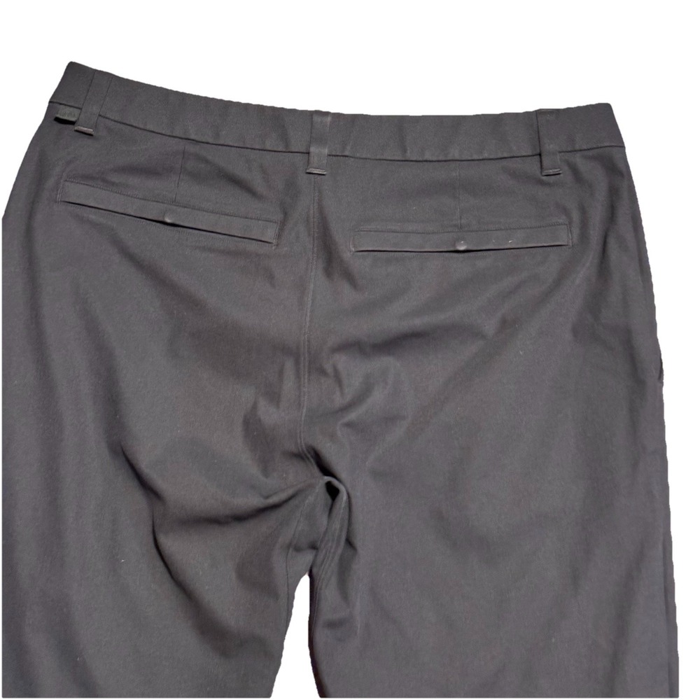 Lululemon Mens ABC Classic-Fit 5 Pocket Pant 33x27 Warpstreme Black Preppy - Picture 9 of 11